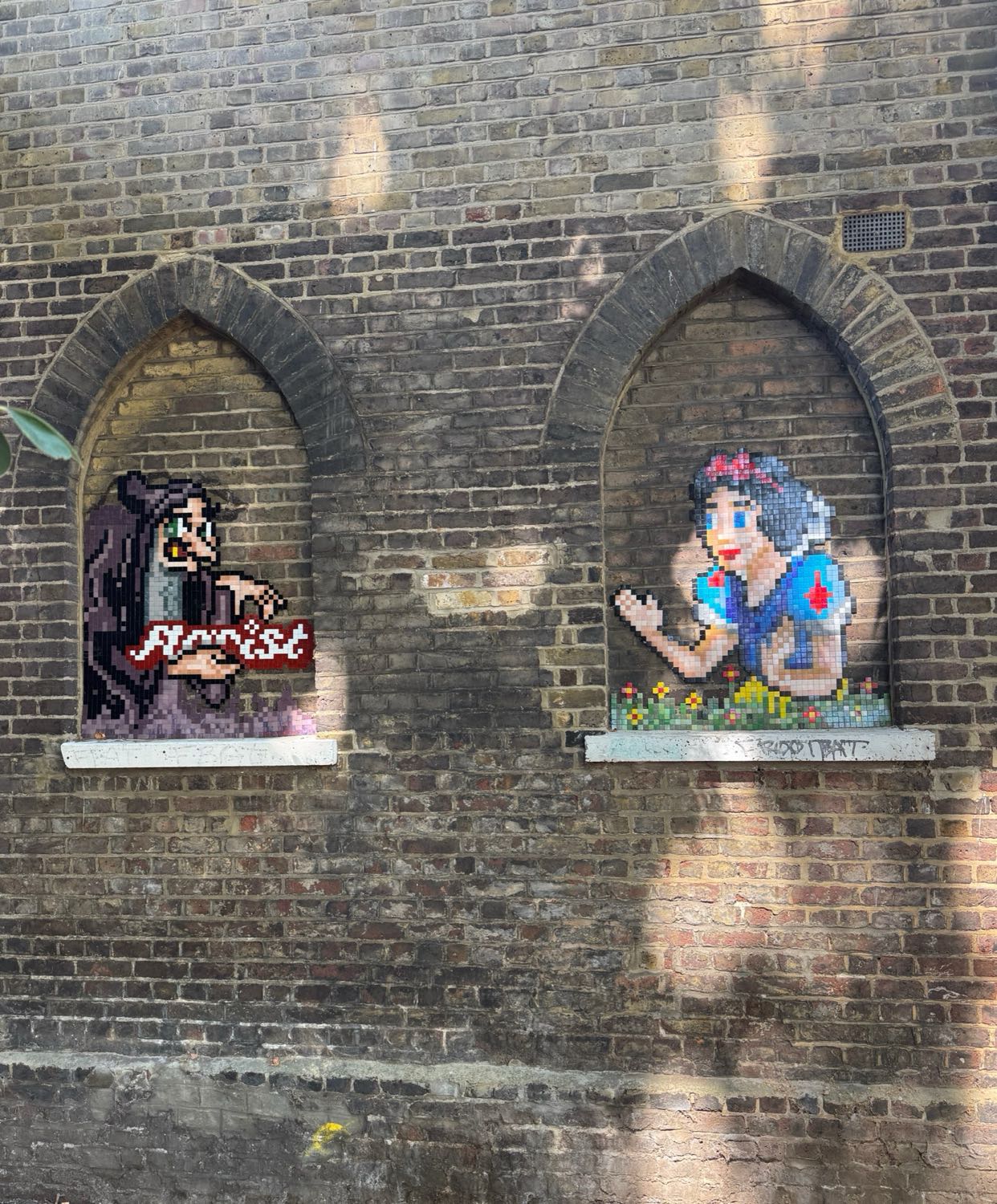 St Mathew's Church / St Mathew's Row mosaic artwork in London