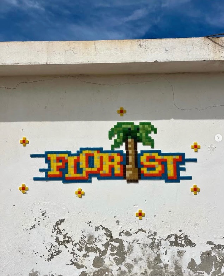 Porto Sal Rei, Boa Vista, Cape Verde mosaic artwork in Boa Vista